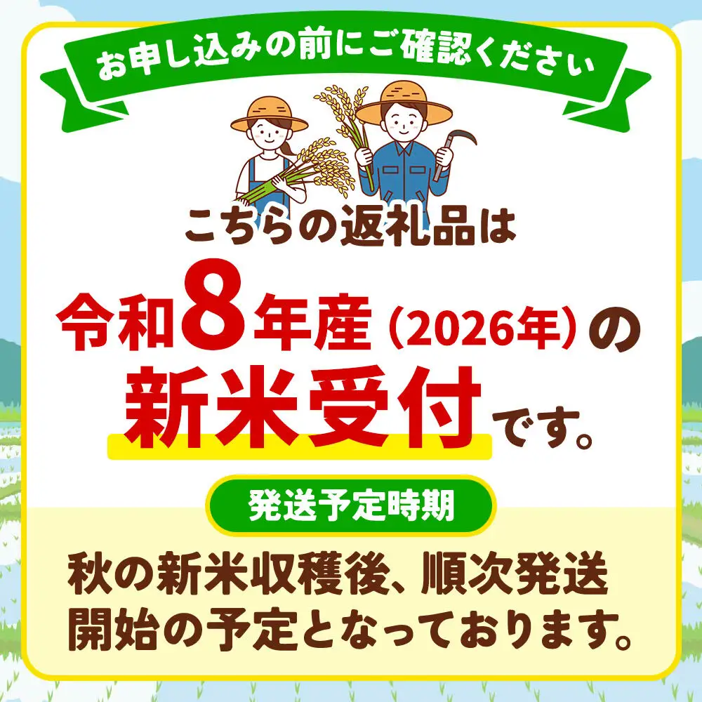 【令和8年産新米受付】【白米】《定期便5ヶ月》横手市産 あきたこまち 10kg(5kg×2袋)×5回 計50kg