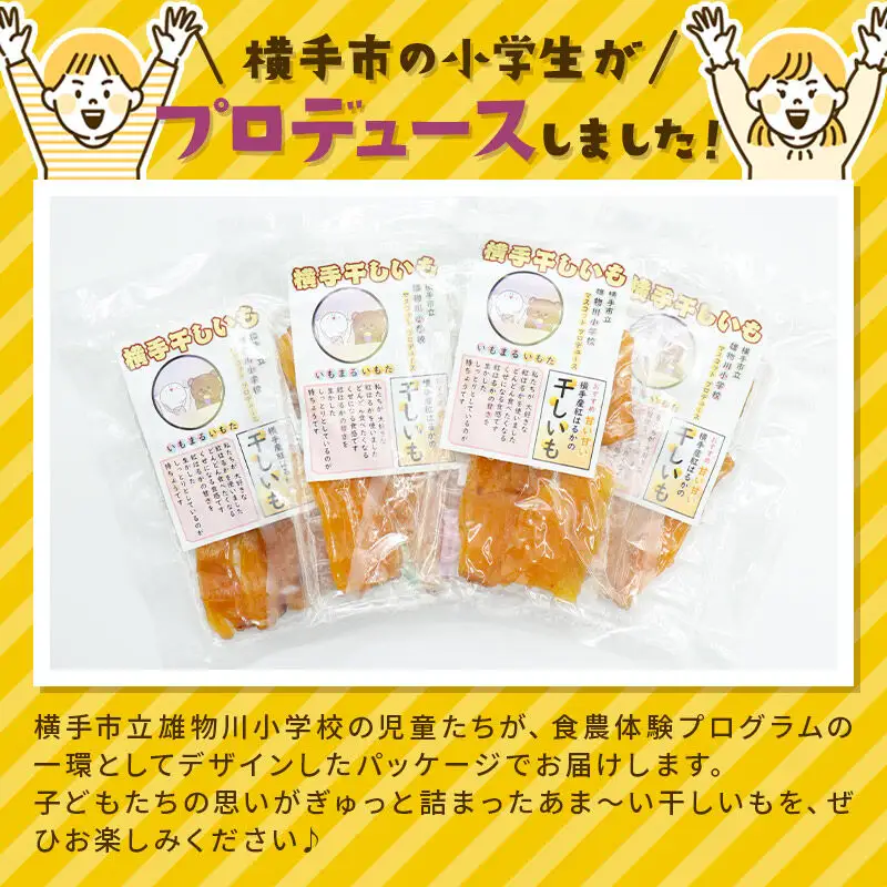 【先行受付 12月上旬より発送】横手市立雄物川小学校プロデュース！横手干し芋 100g×3袋 ゆうパケット 秋田県産 紅はるか べにはるか