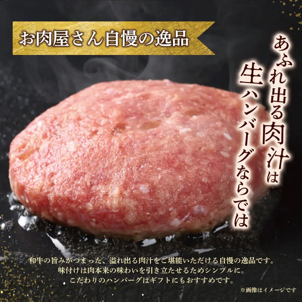 Z09-09  博多和牛 生ハンバーグ 5個セット ハンバーグ