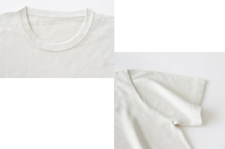 【UTOカシミヤ】男女兼用　シルククルーネックTシャツ 岩手県 北上市O0065 （UTO） シルク Tシャツ メンズ レディース