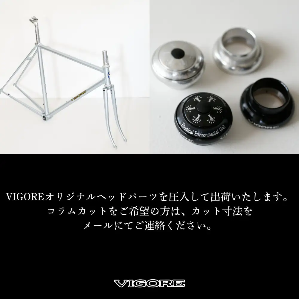 【VIGORE】ラグ付きハンドメイド ロードバイク「70next」(フレーム＆フォーク）［ 京都 ロードバイク 自転車 ブランド 人気 おすすめ スポーツ アウトドア ツーリング ブランド メーカー 取り寄せ 通販 ふるさと納税 ］