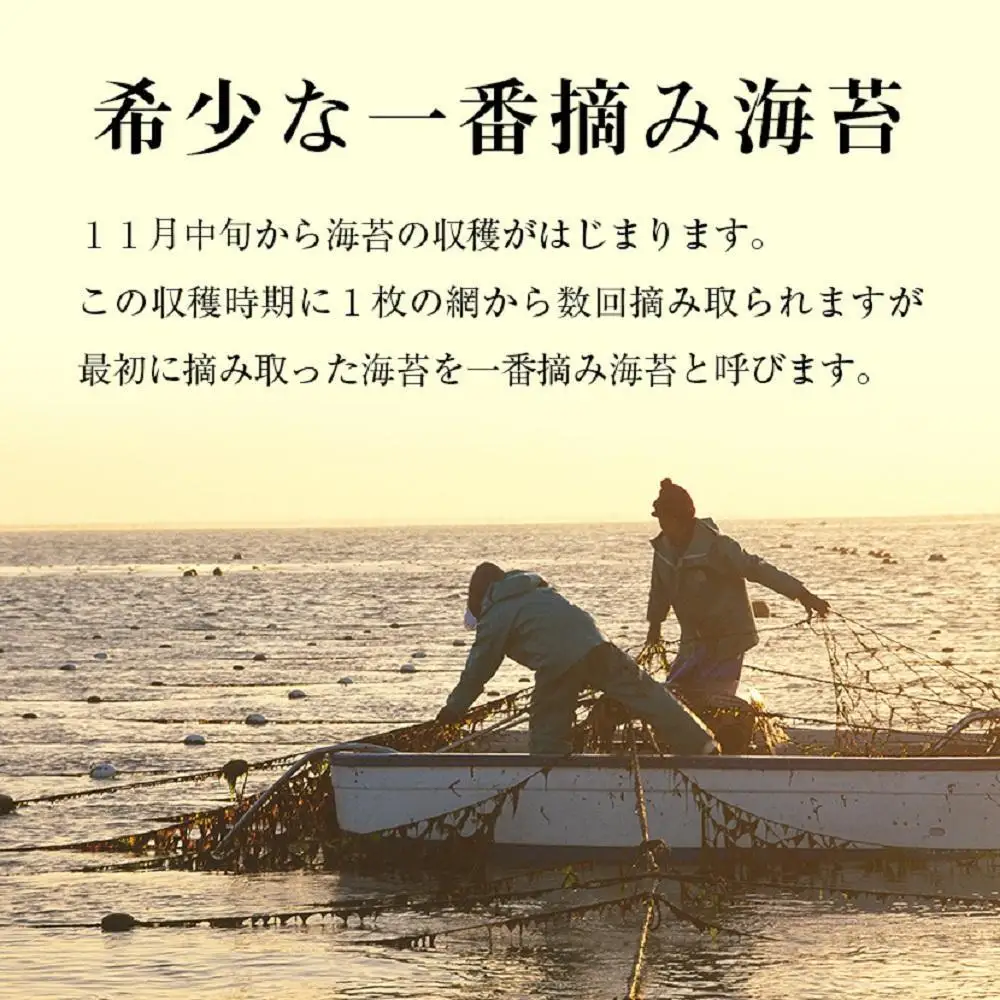福岡有明のり 一番摘み 焼き海苔 合計63枚分(2切7枚入×9袋)【福岡有明海産】