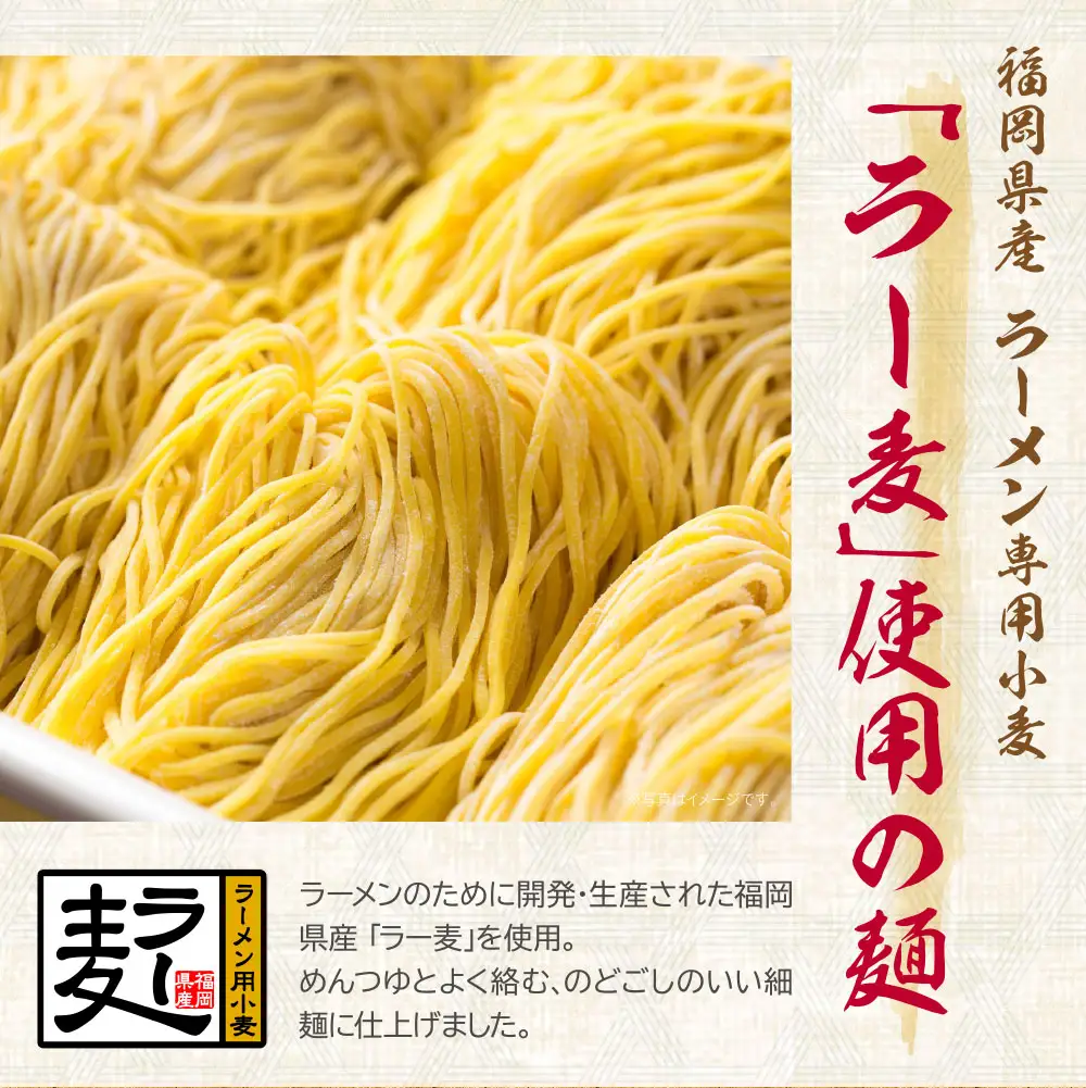 Z16-20 【4～8月発送】福岡県産ラー麦 ざるらーめん ラーメン