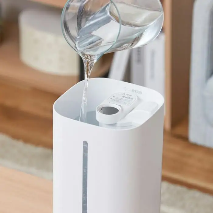 加湿器 上給水超音波加湿器 280ml 4L AHM-UU28B-W ホワイト アイリスオーヤマ【上から給水 省エネ オフィス リビング 静音 連続運転】