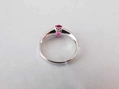 【ふるなび限定】【一点もの】Pt900　NNルビー（1.077ct）ダイヤモンドリング　K49　K06090-H　FN-Limited-SP