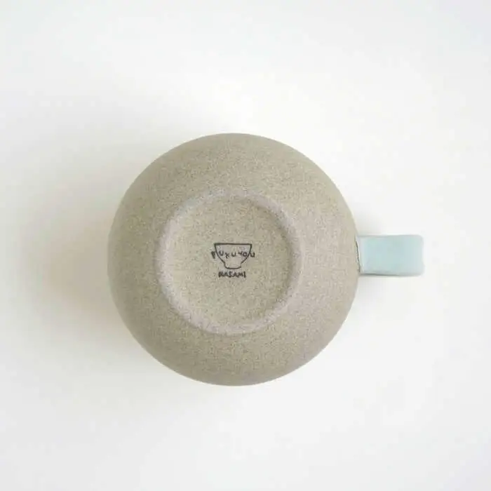 【波佐見焼】カラービスク マグカップ2色セット 水色・白【光和陶器】[SC78]