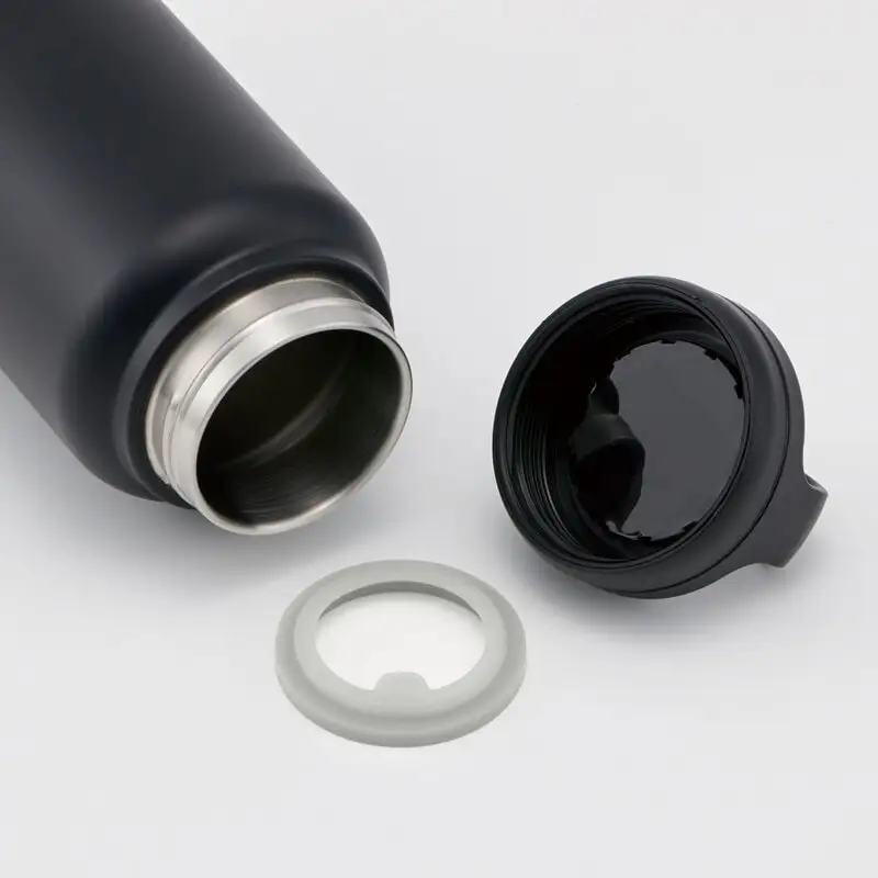 【スクリューハンドル付きマグボトル】800ml 保温保冷 ブラック スケーター株式会社 10-035