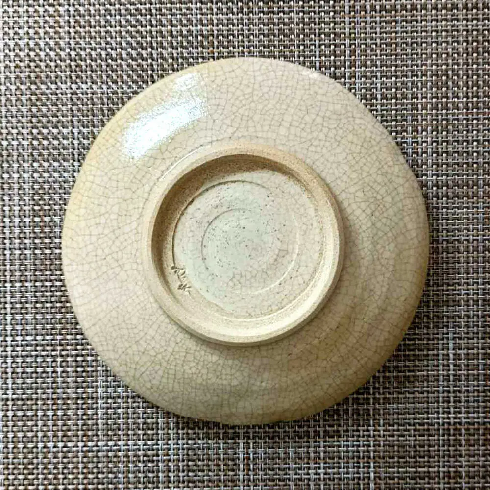 【瀬戸焼】織部5.5寸和皿 【愛窯工芸社】/ プレート 丸皿 皿 食器 和食器 / 瀬戸市 [BBAW006]