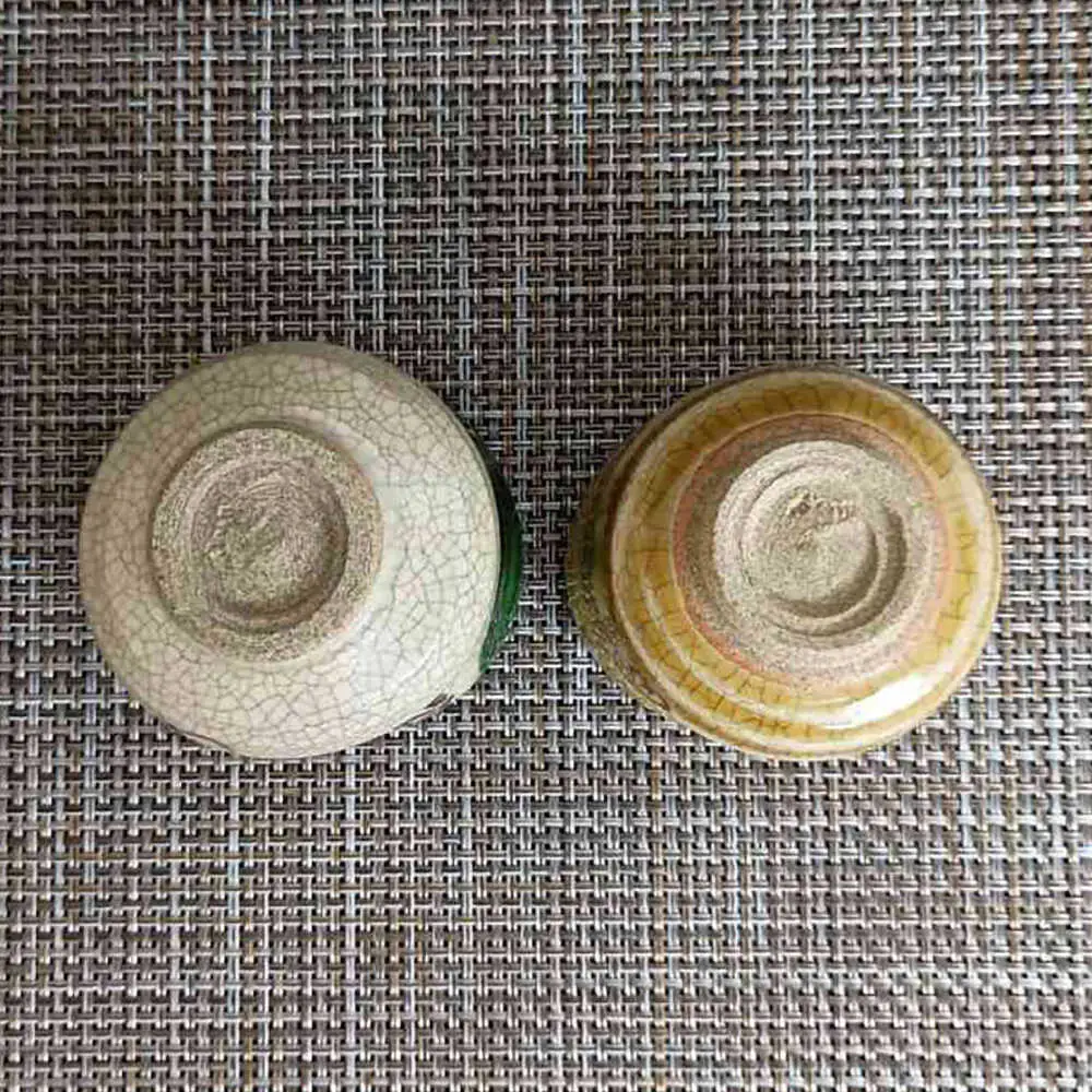 【瀬戸焼】織部・黄瀬戸ペアぐい呑 2個セット 【愛窯工芸社】 / コップ 酒器 ぐい呑み 食器 和食器 / 瀬戸市 [BBAW004]