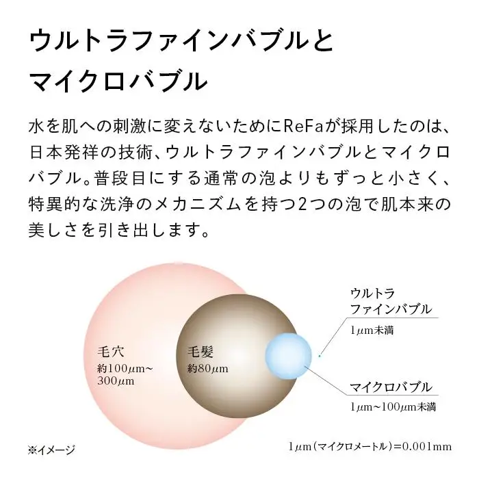 ReFa FINE BUBBLE DIA 120【ホワイト】 シャワーヘッド 美容 リファ シャワー