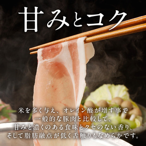 【贈答用】A4～A5等級おおいた和牛ウデ300gと米の恵み豚ロース200gのしゃぶしゃぶセット_2423R