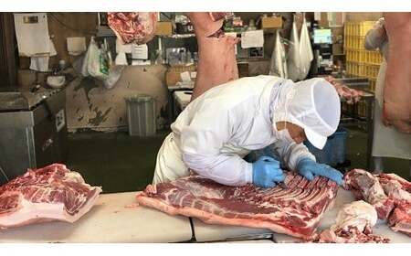 【希少部位！好評につき1?2ヶ月待ち】さばきたて工場直送新鮮豚肉バラ軟骨 3.5kg さばきたて 工場直送 豚バラ軟骨 豚バラ 軟骨 ブタ肉 ぶた肉 お肉 豚 ブタ 肉 あばら骨 コラーゲン 新鮮 シャルキュティエ田嶋 冷蔵便 人気 太良町 N-132 N30D 
