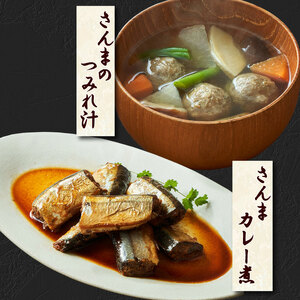 レンチン惣菜お魚 6個セット (さんま甘露煮 / さばの味噌煮 / ぶり大根 / 鮭のちゃんちゃん焼き / さんまカレー煮 / さんまのつみれ汁) サンマ 秋刀魚 甘露煮 みそ煮 つみれ カレー さばみそ さば 鯖 ぶり 鰤 ブリ大根 さけ 鮭 電子レンジ レンチン 簡単料理 温めるだけ 岩手県 大船渡市