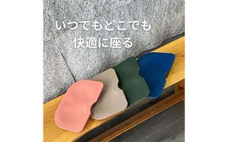 ココザ 【グリーン】 座りでカラダを変える | シートクッション 雑貨 ヘルスケア クッション 軽量 デスクワーク 骨盤 屋外 アウトドア 岐阜 岐阜県 美濃加茂市