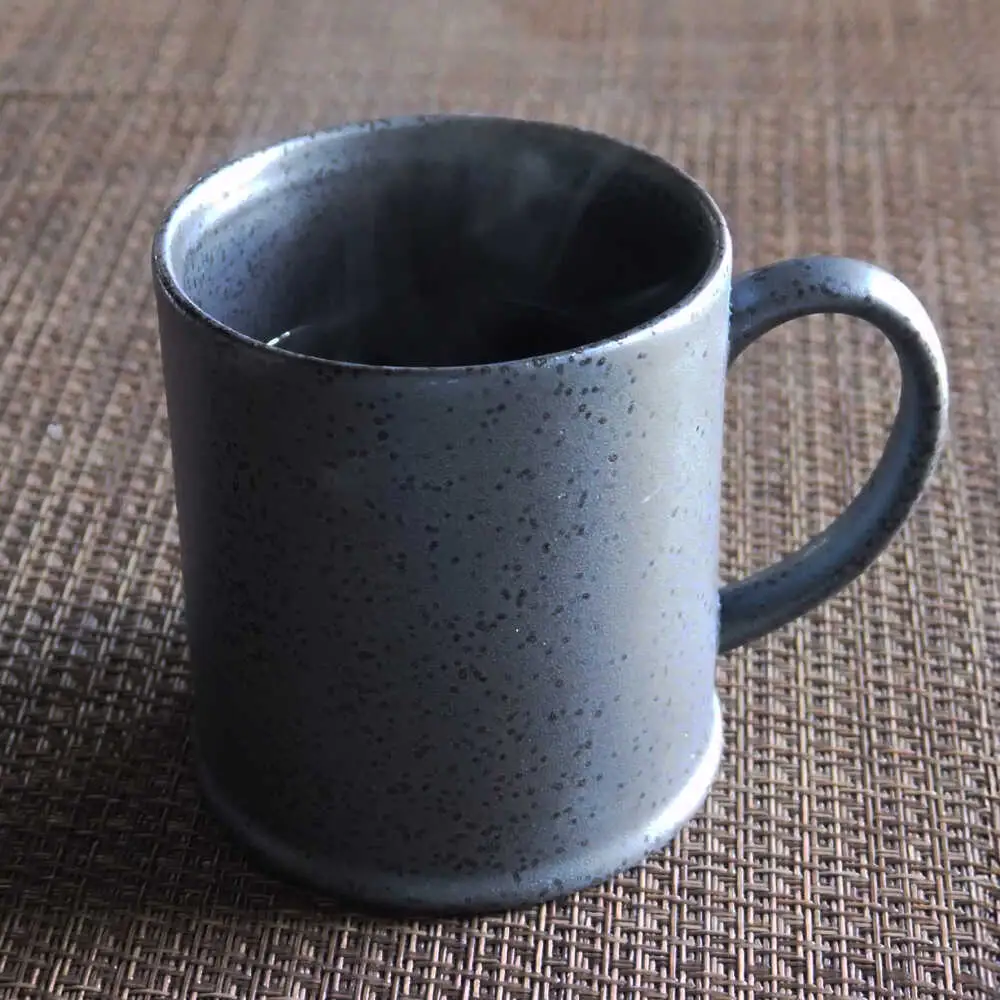 【瀬戸焼】マグカップ 黒結晶 250ml【矢野製陶所】 / おうちカフェ ティータイム 癒し [BBCP010]
