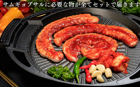 【Madam Lee PREMIUMシリーズ】味付き花咲サムギョプサル PREMIUMセット サムギョプサル スパイスソルト キムチ サムジャン 韓国グルメ 韓国料理 ギフト