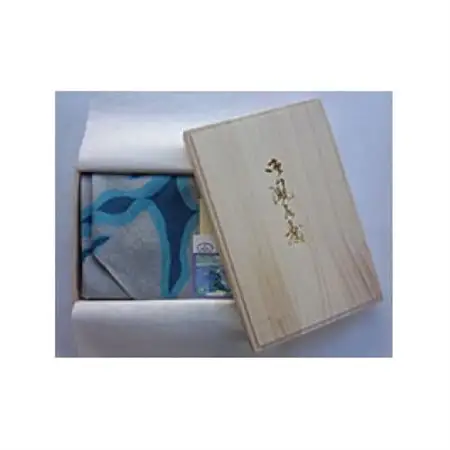 正絹縮緬友禅風呂敷　千鳥_装飾品・工芸品  服飾小物 _【1555062】