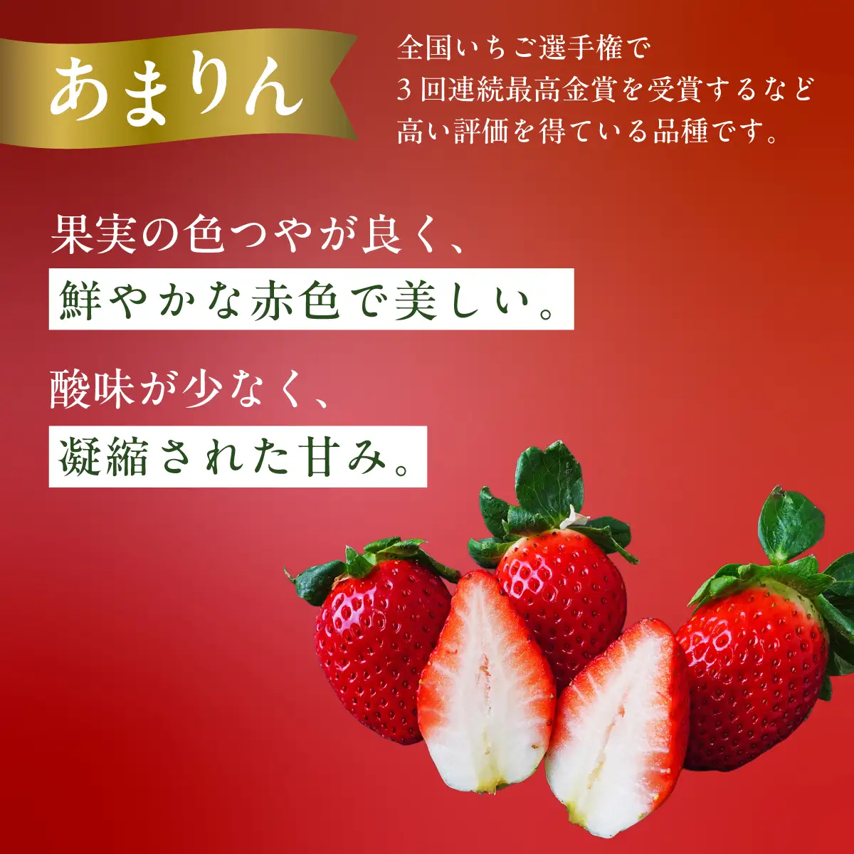 いちご あまりん 250g×2 いちご あまりん  埼玉県 久喜市