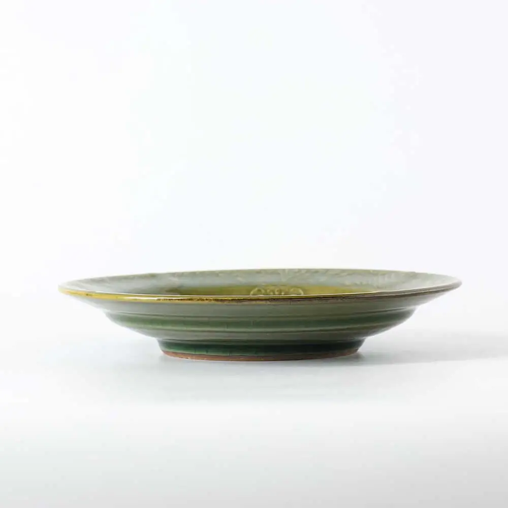 【瀬戸焼】 陽刻 パスタ皿 2枚 【SUIYO】 [BBAF016]パスタ皿