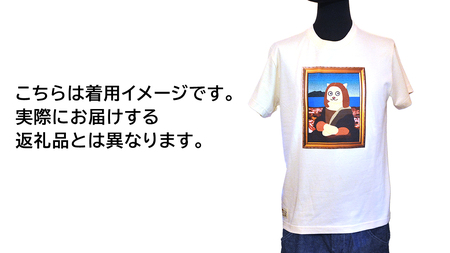 「 ギャラリーおたさく 」 おたさく Tシャツ ドローン 男女兼用 Lサイズ / グレー