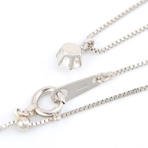 プラチナ Dカラー 大粒 0.2ct 6本爪 ダイヤ ネックレス BPN-05020P