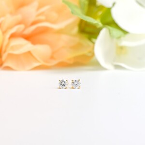K18 Dカラー 0.24ctUP 4本爪 ダイヤ ピアス BPE-02024K 