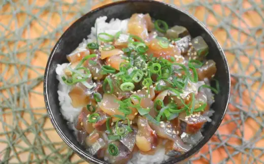 あじたたき 漬け丼の素 640g (80g×8個入り) ／ アジ あじ 鯵 づけ丼 海鮮丼 魚介 魚 長崎県 長崎市