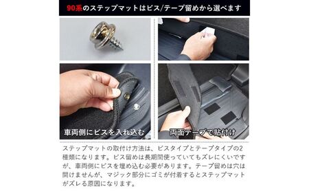 トヨタ 90系 95系 ノア /ヴォクシー /  専用フロアマット ノアとヴォクシー　選択 (ビス留め / マジックテープ留め)  フロアマット フロアーマット ガソリン ハイブリッド カーペットマット カーマット H車8人テープ