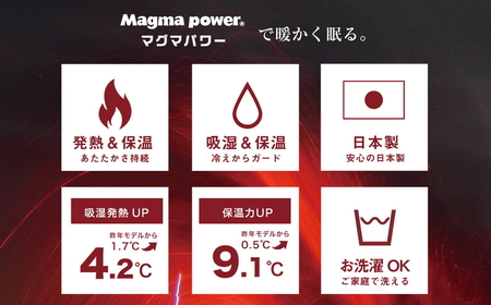 マグマパワーMAX2025 膝掛け毛布 膝掛け・Q［吸湿発熱＆保温のW効果 極上のあたたかさ・日本（泉大津）製・発明特許取得 70×100