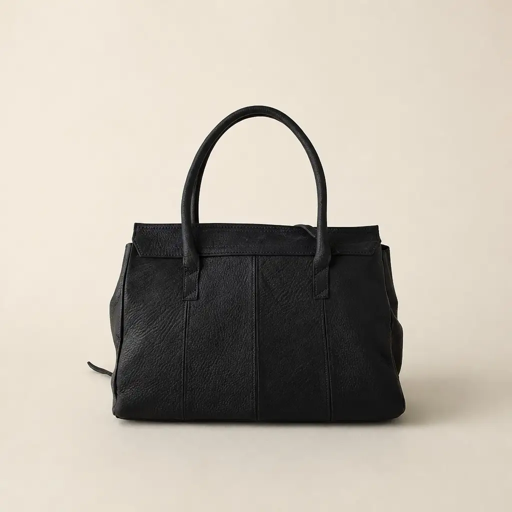 OBI（革のカシミヤ 郡上市産 明宝鹿革バッグ）ルージュ