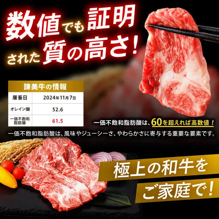 【特Aのブランド米で育てた】諫美牛 カルビ 500g(250g×2) / 牛肉 ぎゅうにく 和牛 牛 肉 国産 かるび 焼肉 やきにく / 諫早市 / 株式会社土井農場 [AHAD091]