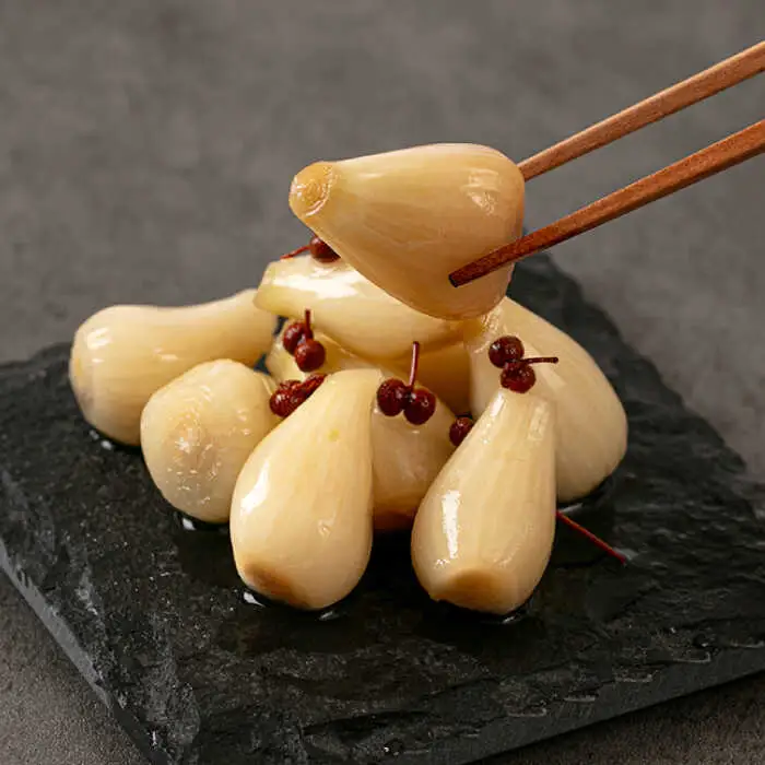 らっきょう 1.5kg（唐辛子750g・山椒750g）らっきょ ラッキョウ 辣韭 [ABDO005]