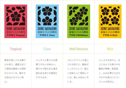 愛媛さくらひめシリーズ飲み比べ Cセット