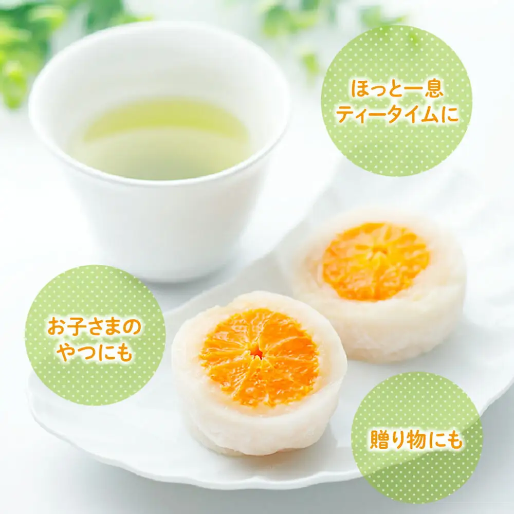 和菓子 甘仙堂 みかん丸ごと1個入った みかん大福 10個入り 大福 和菓子 スイーツ