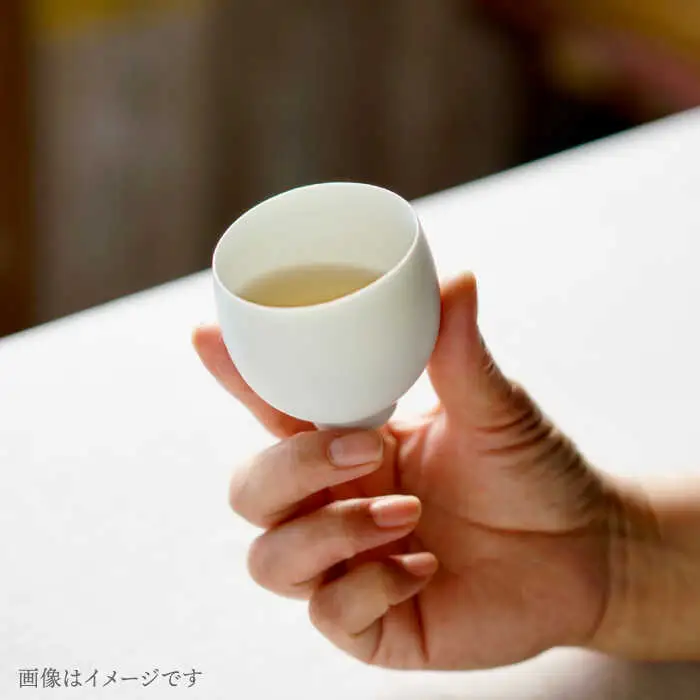 【波佐見焼】白磁片口とペア茶杯と茶托 5点セット【アトリエビスク】[RD34]
