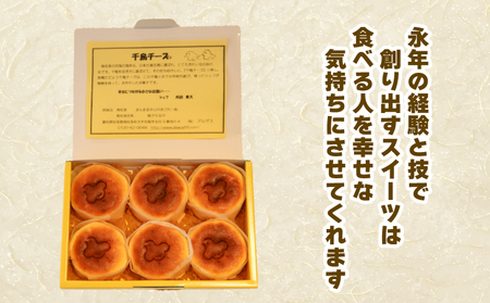 アルザス 選べる 千鳥チーズ 6個 冷凍 スフレ チーズケーキ 看板製品 人気No.1 愛知県 南知多町
