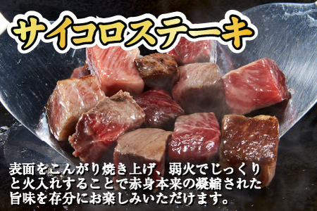 宮崎和牛 赤身焼肉 ＆ 赤身サイコロステーキセット 計1kg（牛肉 和牛 黒毛和牛 赤身 焼肉 ステーキ サイコロ 人気） ステーキ 和牛ステーキ 牛肉ステーキ 国産ステーキ サイコロステーキ