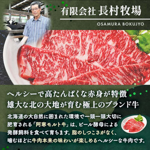 【これぞ北海道産 極上赤身肉】 サガリ100g×6  阿寒モルト牛 北海道 釧路 ふるさと納税 肉 牛 牛肉 赤身 阿寒モルト牛 北海道産
