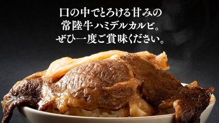 【 常陸牛 】A5 等級 ハミデルカルビ 1kg (6～10枚) (茨城県共通返礼品)