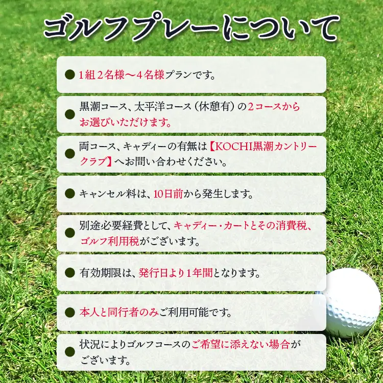 【ゴルフ＆宿泊プラン】KOCHI黒潮カントリークラブ(土日祝日)＆ リゾートホテル海辺の果樹園 1泊2食付（VIPルーム） hj-0010