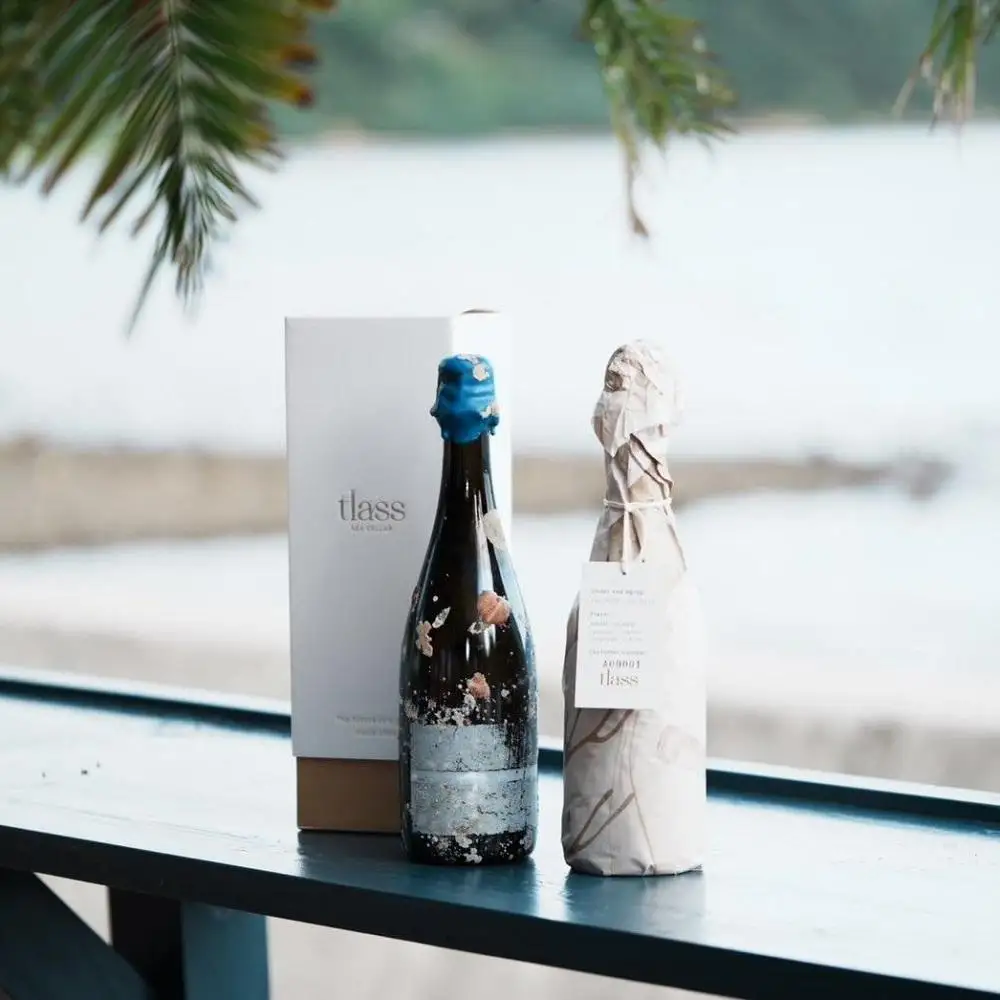 tlass SEA CELLAR -2024 1st Edition- 海底熟成ワイン 白・赤・スパークリング 750ml×3本セット
