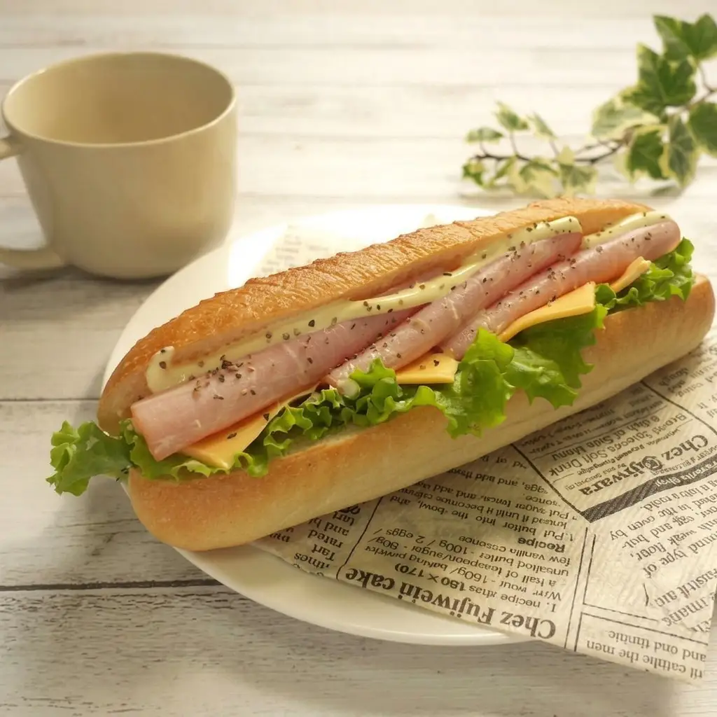 国産完全無添加手づくりロースハムスライス ハム サラダ トッピング サンドイッチ バゲットサンド 手作り 無着色 熟成 燻製 真空包装 国産 姫路市 兵庫県