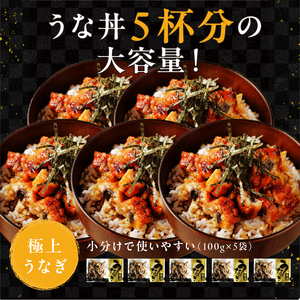 きざみうなぎ蒲焼き 5食 [001-a050]