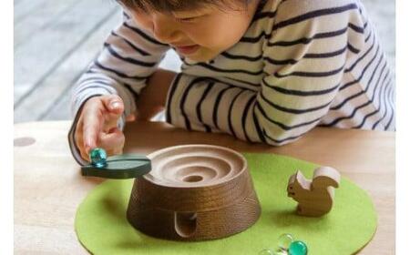 木のおもちゃ しずくの森あそび〔国産材 木製家具〕| ギフトラッピング対応【オークヴィレッジ】AH063VC13