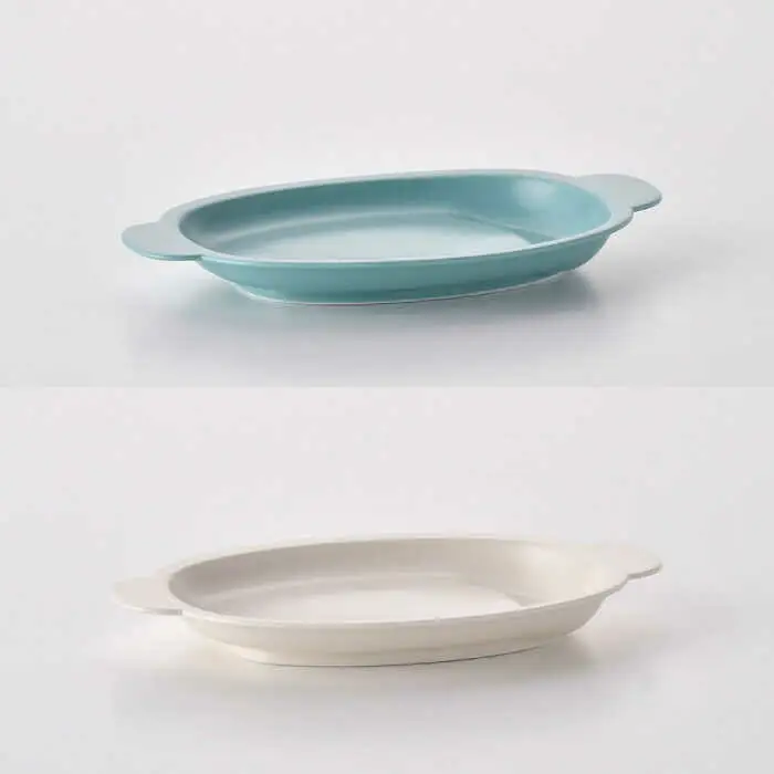 【波佐見焼】餃子皿 4枚セット 4カラー プレート【一龍陶苑】[CC85]