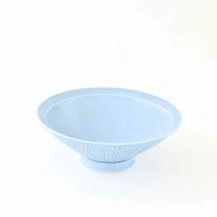 【波佐見焼】角麻 平茶碗 ペア 白・青磁 食器 皿【翔芳窯】[FE311]