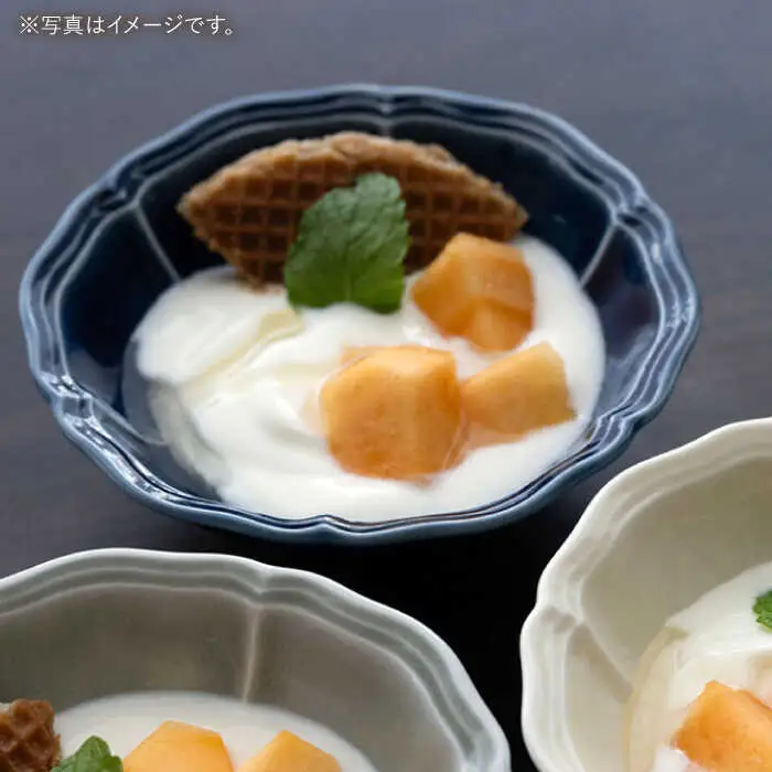 【波佐見焼】ombre de fleur ボウルS アズール 3個セット 食器 皿【翔芳窯】[FE386]