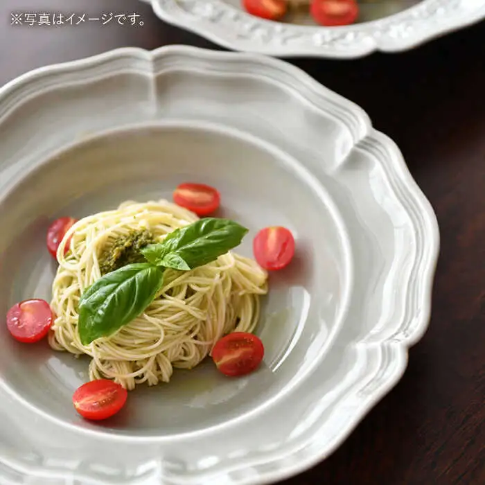 【波佐見焼】ombre de fleur ボウルL ミルキーホワイト 2枚セット 食器 皿【翔芳窯】[FE400]