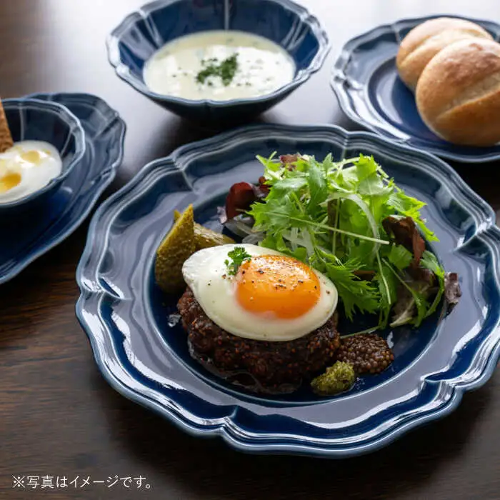 【波佐見焼】ombre de fleur ボウルL アズール 2枚セット 食器 皿【翔芳窯】[FE402]