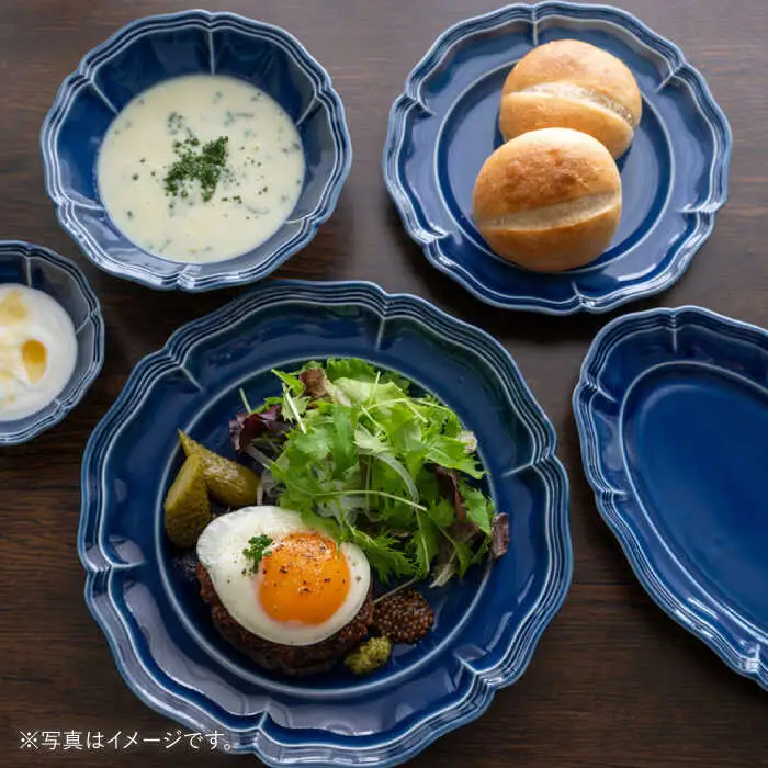 【波佐見焼】ombre de fleur 8点フルセット アズール 食器 皿【翔芳窯】[FE403] 波佐見焼 食器